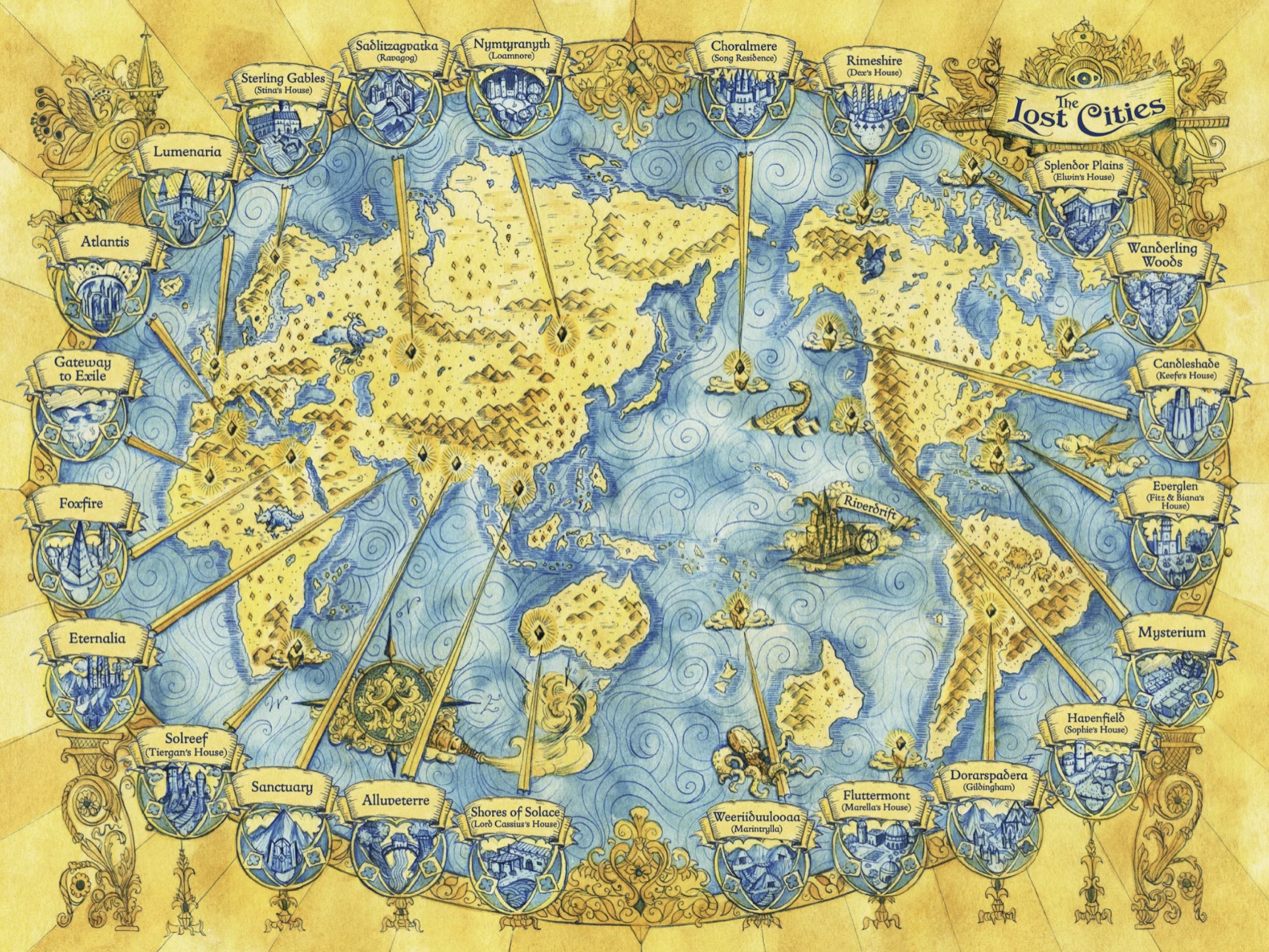 Map of the Lost Cities